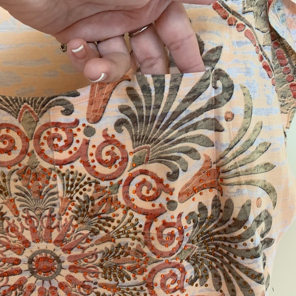 One World Live and Let Live Burn Out Bling Tee - Picture 5 of 9